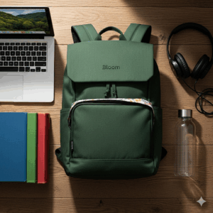 bloom urban commuter backpack – unisex lightweight travel & work bag