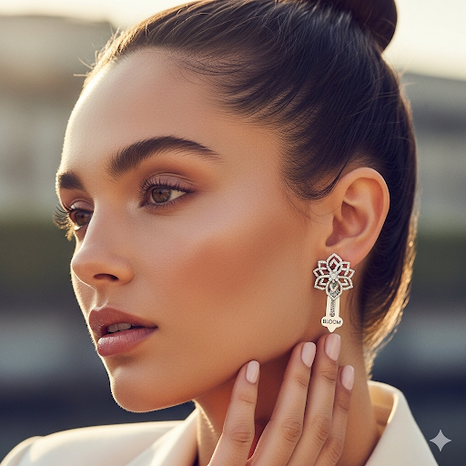 bloom elegant minimalist hoop earrings – gold plated women’s jewelry for everyday style