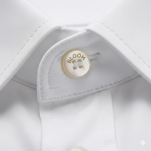 bloom slim fit oxford shirt – men’s minimalist long sleeve button down for smart casual style