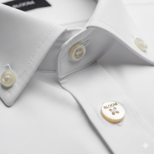 bloom slim fit oxford shirt – men’s minimalist long sleeve button down for smart casual style